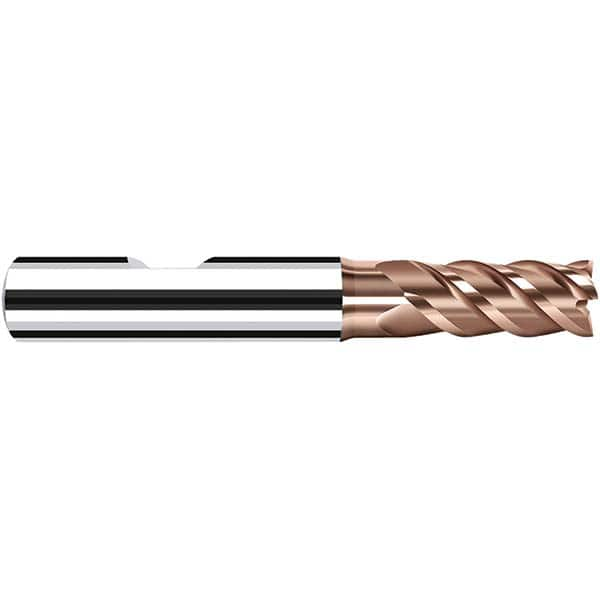 Fraisa - 8mm Diam 4 Flute Solid Carbide 0.15mm Corner Radius End Mill - Exact Industrial Supply