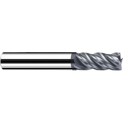 Fraisa - 1/2" Diam 4 Flute Solid Carbide 0.09" Corner Radius End Mill - Exact Industrial Supply