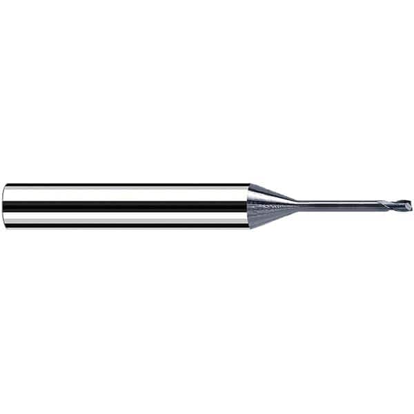 Fraisa - 2mm, 2mm LOC, 66mm OAL, 2 Flute Solid Carbide Square End Mill - Exact Industrial Supply