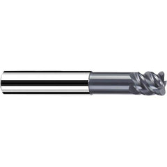 Fraisa - 3/16" Diam 4 Flute Solid Carbide 0.01" Corner Radius End Mill - Exact Industrial Supply