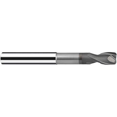 Fraisa - 8mm Diam 2 Flute Solid Carbide 0.5mm Corner Radius End Mill - Exact Industrial Supply