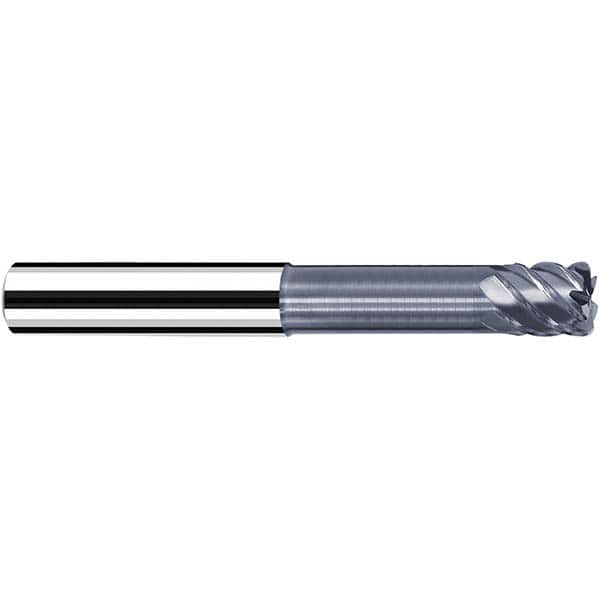 Fraisa - 8mm Diam 4 Flute Solid Carbide 1mm Corner Radius End Mill - Exact Industrial Supply