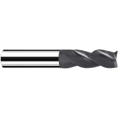 Fraisa - 10mm Diam 3 Flute Solid Carbide 0.5mm Corner Radius End Mill - Exact Industrial Supply