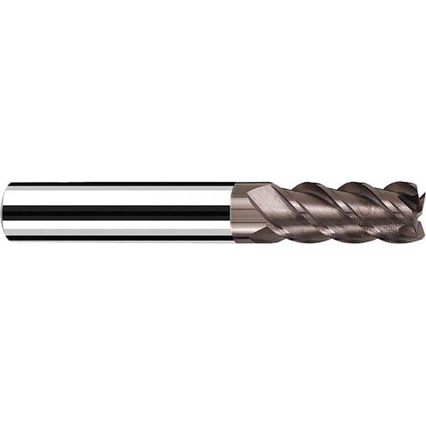 Fraisa - 5/8, 1-1/4" LOC, 5/8" Shank Diam, 3-1/2" OAL, 4 Flute Solid Carbide Square End Mill - Exact Industrial Supply