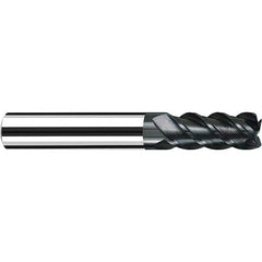 Fraisa - 3/8, 1" LOC, 3/8" Shank Diam, 3" OAL, 4 Flute Solid Carbide Square End Mill - Exact Industrial Supply