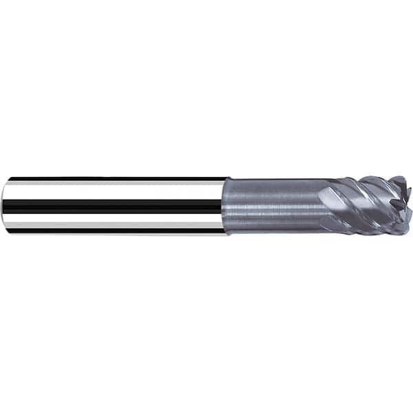 Fraisa - 1/2" Diam 6 Flute Solid Carbide 0.015" Corner Radius End Mill - Exact Industrial Supply