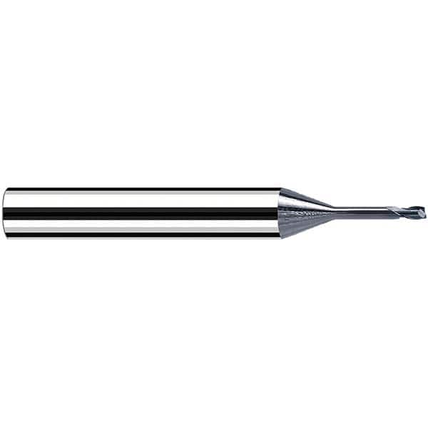 Fraisa - 0.1mm, 6mm LOC, 57mm OAL, 2 Flute Solid Carbide Square End Mill - Exact Industrial Supply