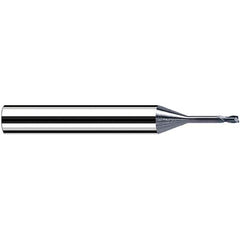 Fraisa - 0.1mm, 6mm LOC, 57mm OAL, 2 Flute Solid Carbide Square End Mill - Exact Industrial Supply