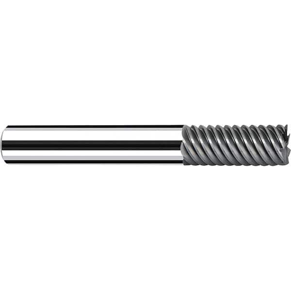 Fraisa - 1, 2" LOC, 1" Shank Diam, 5" OAL, 7 Flute Solid Carbide Square End Mill - Exact Industrial Supply