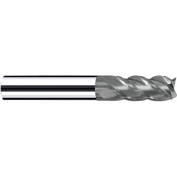 Fraisa - 5/8, 1-1/4" LOC, 5/8" Shank Diam, 3-1/2" OAL, 4 Flute Solid Carbide Square End Mill - Exact Industrial Supply