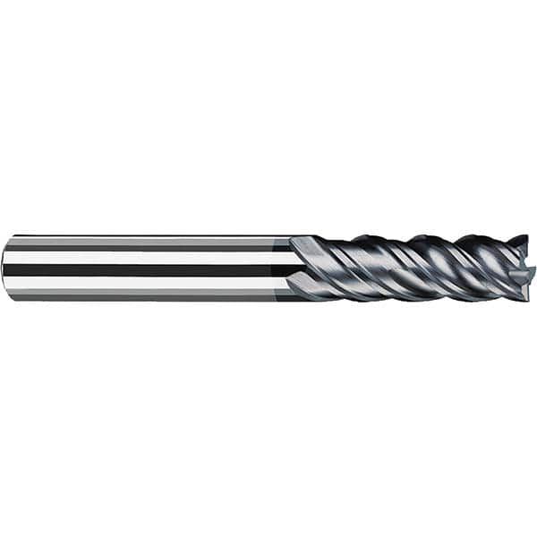 Fraisa - 1, 3" LOC, 1" Shank Diam, 6" OAL, 4 Flute Solid Carbide Square End Mill - Exact Industrial Supply