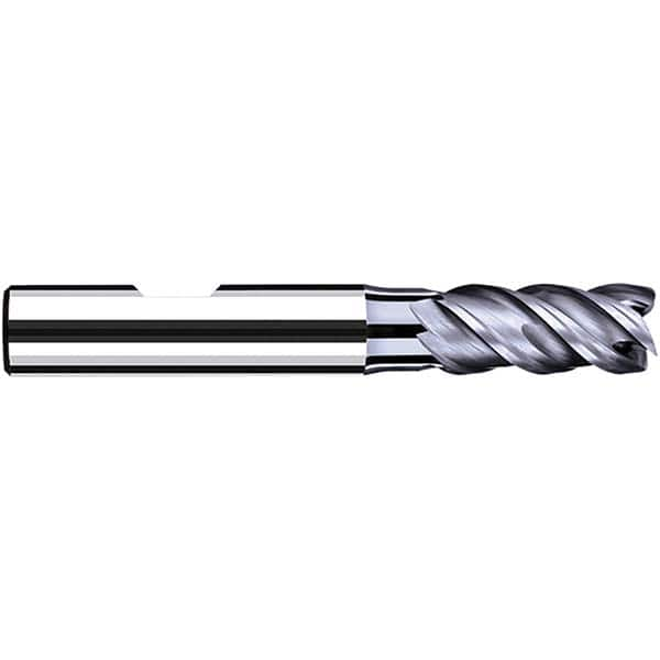 Fraisa - 10mm Diam 4 Flute Solid Carbide 0.2mm Corner Radius End Mill - Exact Industrial Supply