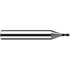 Fraisa - 6mm Diam, 6mm LOC, 2 Flute Solid Carbide Ball End Mill - Exact Industrial Supply