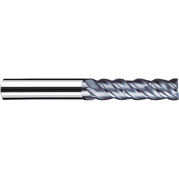 Fraisa - 1, 3" LOC, 1-3/4" Shank Diam, 6" OAL, 4 Flute Solid Carbide Square End Mill - Exact Industrial Supply