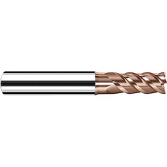 Fraisa - 1/2" Diam 4 Flute Solid Carbide 0.008" Corner Radius End Mill - Exact Industrial Supply