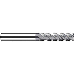 Fraisa - 1, 4" LOC, 1" Shank Diam, 7" OAL, 4 Flute Solid Carbide Square End Mill - Exact Industrial Supply