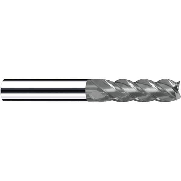 Fraisa - 3/16, 1-1/8" LOC, 3/16" Shank Diam, 3" OAL, 4 Flute Solid Carbide Square End Mill - Exact Industrial Supply