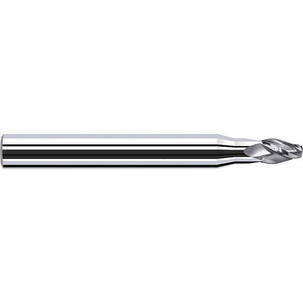 Fraisa - 20mm LOC 4 Flute Solid Carbide Circle Segment Taper Form End Mill - Exact Industrial Supply