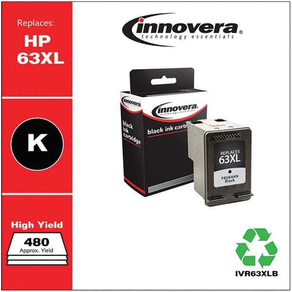 innovera - Office Machine Supplies & Accessories For Use With: HP DeskJet 1110, 1112, 2130, 2132, 3630, 3631, 3632, 3633, 3634, 3636, 3637; HP ENVY 4512, 4516, 4520, 4522, 4523, 4524; HP OfficeJet 3830, 3831, 3833, 4650, 4652, 4654, 4655 Nonflammable: No - Exact Industrial Supply
