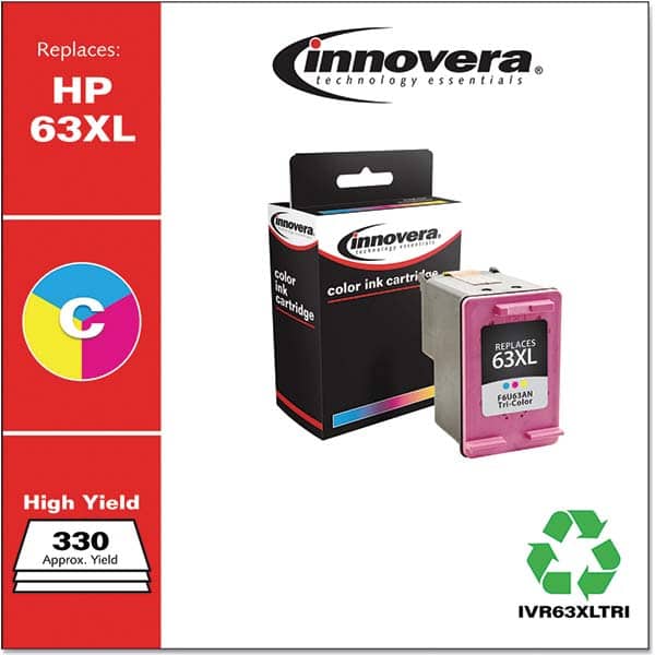 innovera - Office Machine Supplies & Accessories For Use With: HP DeskJet 1110, 1112, 2130, 2132, 3630, 3631, 3632, 3633, 3634, 3636, 3637; HP ENVY 4512, 4516, 4520, 4522, 4523, 4524; HP OfficeJet 3830, 3831, 3833, 4650, 4652, 4654, 4655 Nonflammable: No - Exact Industrial Supply
