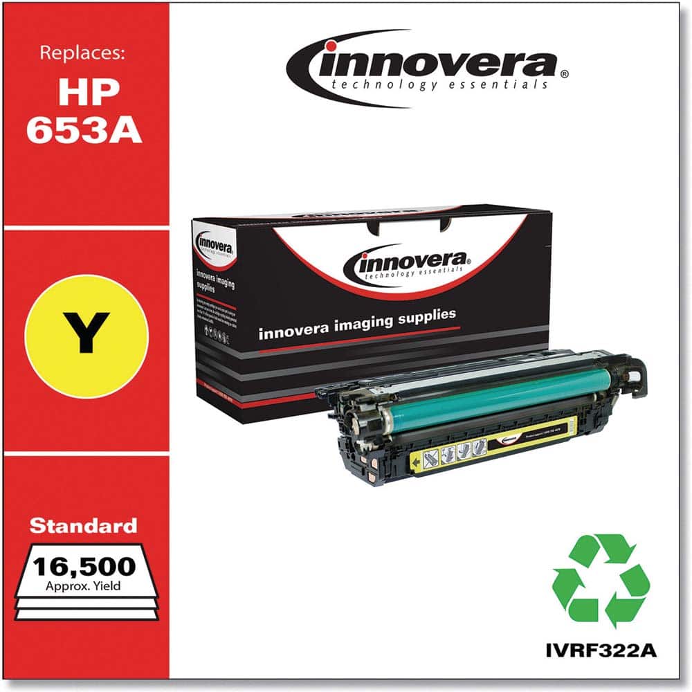 Laser Printer: Yellow Use with Innovera Toner Cartridge Replacement for HP Laserjet Enterprise 600 MFP M680DN, M680F