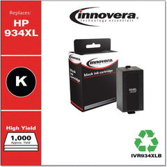 Inkjet Printer: Black Use with Innovera Remanufactured Ink Cartridge Replacement for HP OfficeJet 6812, 6815
