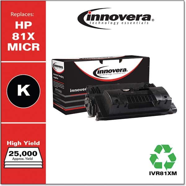 innovera - Office Machine Supplies & Accessories For Use With: HP LaserJet Enterprise MFP M630DN, M630F, M630H, Flow MFP M630Z; LaserJet M625DW Nonflammable: No - Exact Industrial Supply