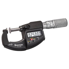 Starrett - Disc Micrometers Operation Type: Electronic Minimum Measurement (mm): 0 - Exact Industrial Supply