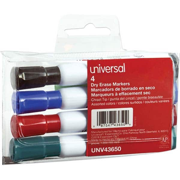 UNIVERSAL - Dry Erase Markers & Accessories Display/Marking Boards Accessory Type: Dry Erase Markers For Use With: Dry Erase Marker Board - Exact Industrial Supply
