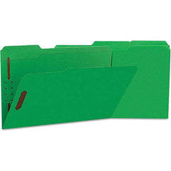 UNIVERSAL - File Folders, Expansion Folders & Hanging Files Folder/File Type: File Folders with Top Tab Color: Green - Exact Industrial Supply