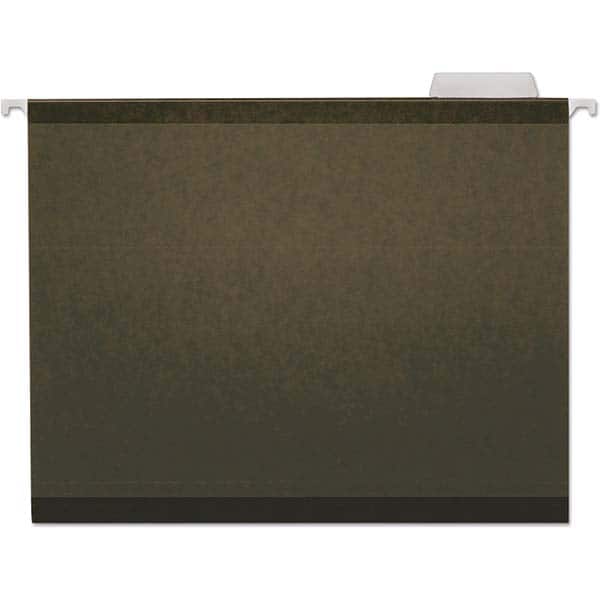 UNIVERSAL - File Folders, Expansion Folders & Hanging Files Folder/File Type: Hanging File Folder Color: Green - Exact Industrial Supply
