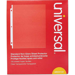 UNIVERSAL - Document Protectors Type: Sheet Protector Width (Inch): 9.65 - Exact Industrial Supply