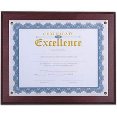 UNIVERSAL - Document Protectors Type: Award Plaque Width (Inch): 13.33 - Exact Industrial Supply