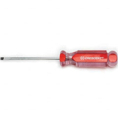 Crescent - Slotted Screwdrivers Tool Type: Screwdriver Overall Length Range: 7" - 9.9" - Exact Industrial Supply