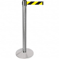 Tensator - Barrier Posts Type: Tensabarrier Post Post Color/Finish: Polished Chrome - Exact Industrial Supply