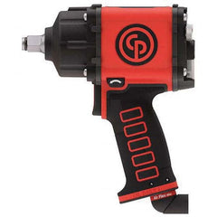 Chicago Pneumatic - Air Impact Wrenches & Ratchets Drive Size: 1/2 Handle Type: Pistol Grip - Exact Industrial Supply