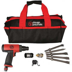 Chicago Pneumatic - 3,500 BPM, 2.64" Long Stroke, Air Chipping Hammer - Exact Industrial Supply