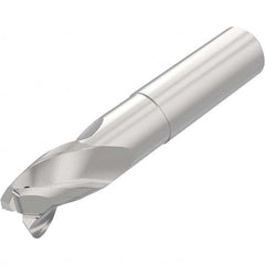 Niagara Cutter - 1" Diam 3 Flute Solid Carbide 0.09" Corner Radius End Mill - Exact Industrial Supply