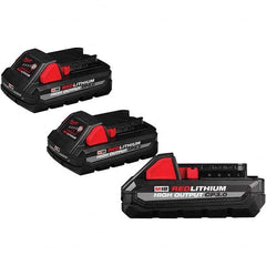 Milwaukee Tool - 18 Volt Lithium-Ion Power Tool Battery - Exact Industrial Supply