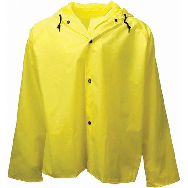 Neese - Size 5XL Yellow Flame Resistant/Retardant Rain Jacket - Exact Industrial Supply