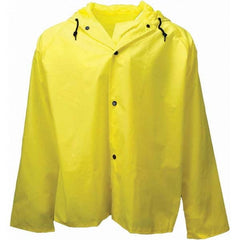 Neese - Size 6XL Yellow Flame Resistant/Retardant Rain Jacket - Exact Industrial Supply