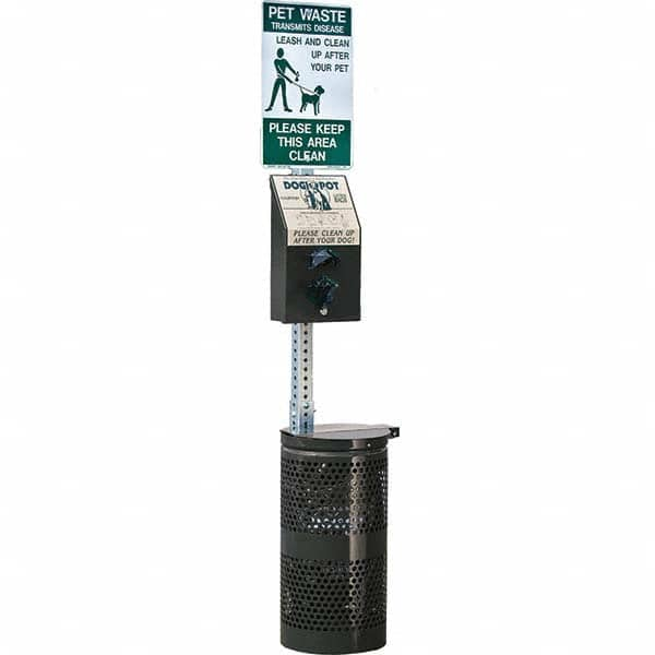 DOGIPOT - Pet Waste Stations Mount Type: Pole Mount Overall Height Range (Feet): 4' - 8' - Exact Industrial Supply