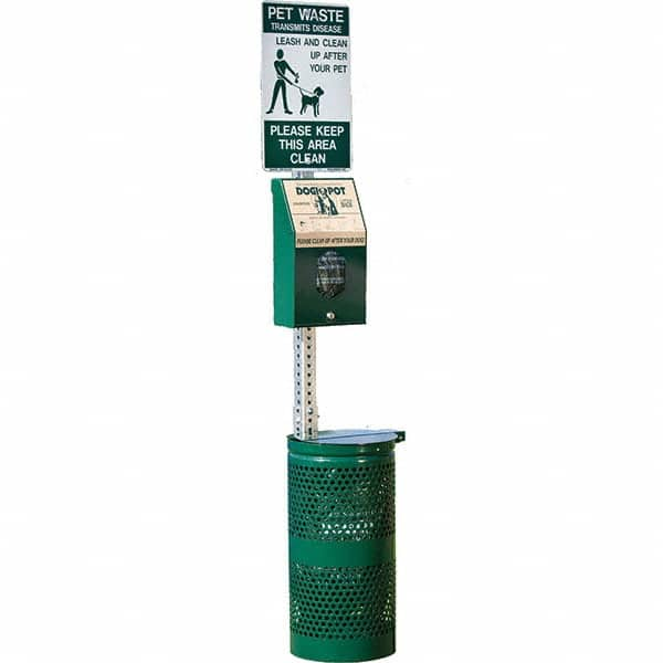 DOGIPOT - Pet Waste Stations Mount Type: Pole Mount Overall Height Range (Feet): 4' - 8' - Exact Industrial Supply