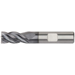 Kennametal - 1-1/4" Diam 4 Flute Solid Carbide 0.03" Corner Radius End Mill - Exact Industrial Supply
