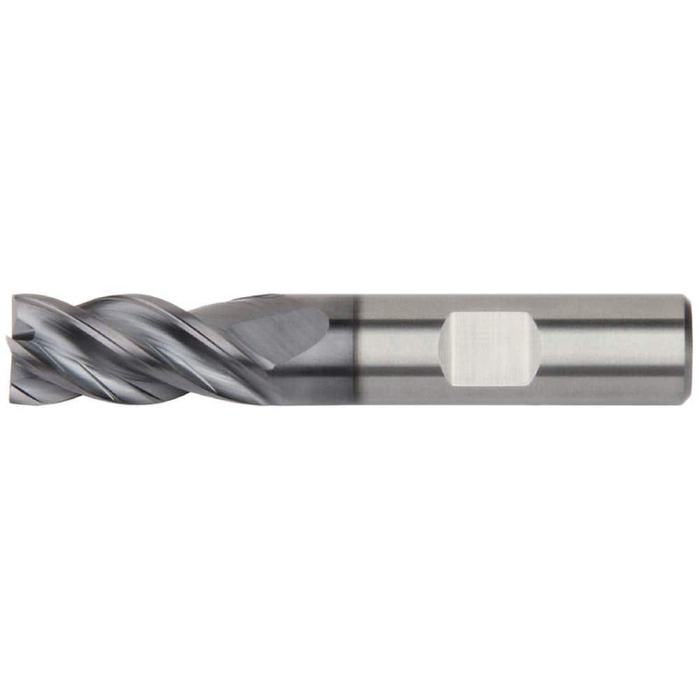 Kennametal - 1-1/4" Diam 4 Flute Solid Carbide 0.06" Corner Radius End Mill - Exact Industrial Supply