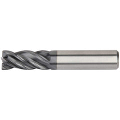 Kennametal - 5/8" Diam 4 Flute Solid Carbide 0.06" Corner Radius End Mill - Exact Industrial Supply