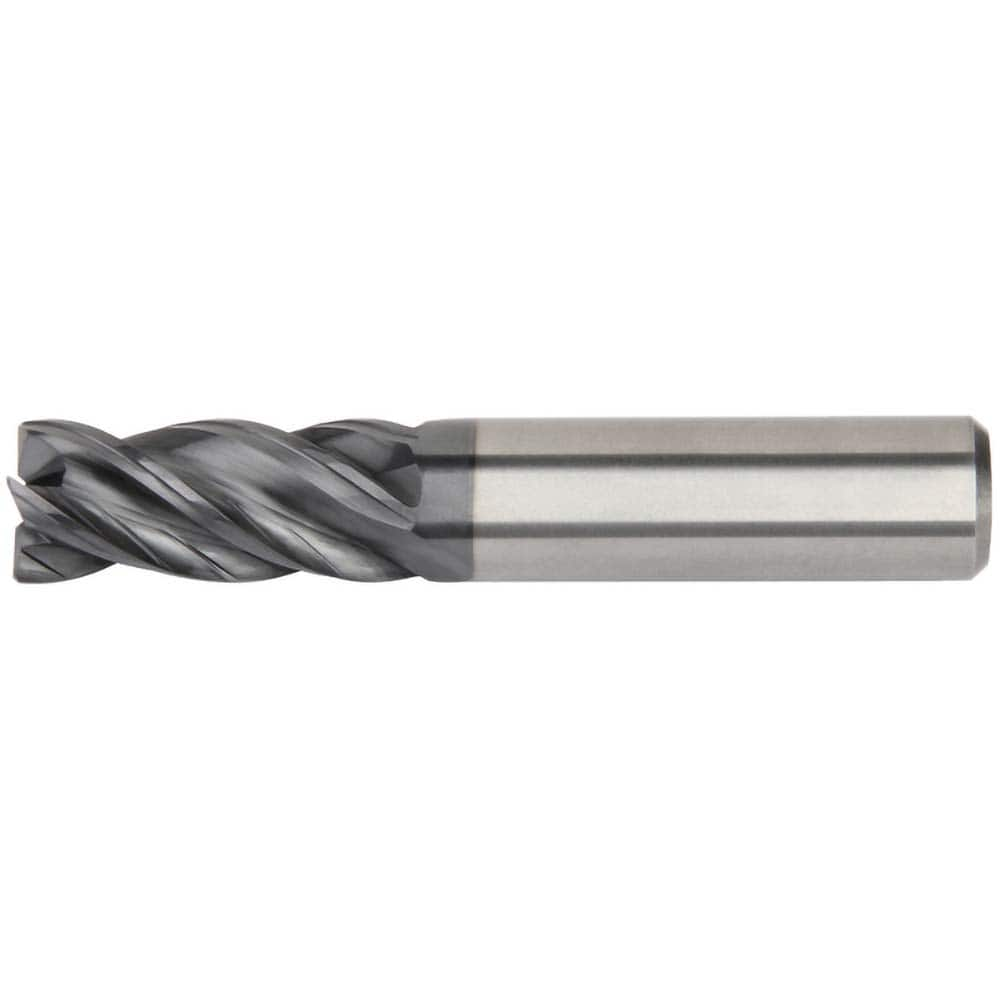 Kennametal - 5/16" Diam 4 Flute Solid Carbide 0.01" Corner Radius End Mill - Exact Industrial Supply