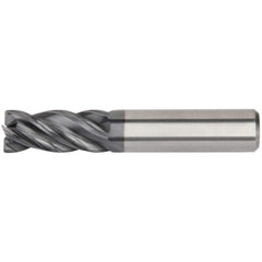 Kennametal - 1-1/4" Diam 4 Flute Solid Carbide 0.06" Corner Radius End Mill - Exact Industrial Supply