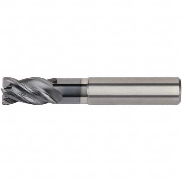 Kennametal - 16mm Diam 4 Flute Solid Carbide 1mm Corner Radius End Mill - Exact Industrial Supply