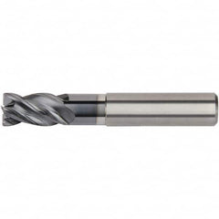 Kennametal - 16mm Diam 4 Flute Solid Carbide 1mm Corner Radius End Mill - Exact Industrial Supply